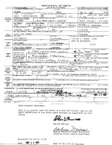 Death Certificate of Kalman Irwin